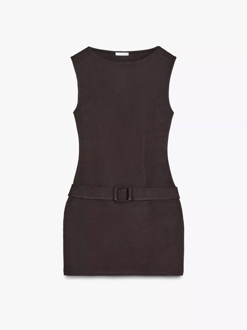 Zara Sleeveless Belted Mini Dress